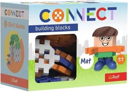 Σετ κατασκευών Connect Pocket Boy Mat, 35 κομμάτια