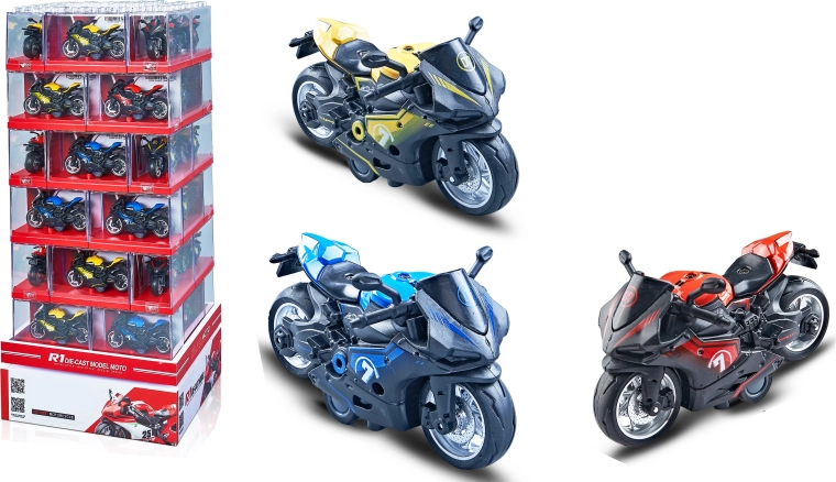 Μεταλλικό μοντέλο μοτοσικλέτας DUCATI 1:16 – 3 παραλλαγές