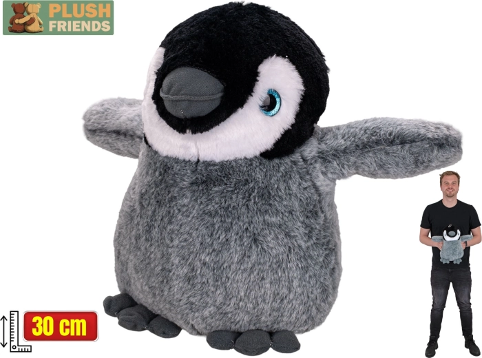 Plush Friends λούτρινος πιγκουίνος 30 cm