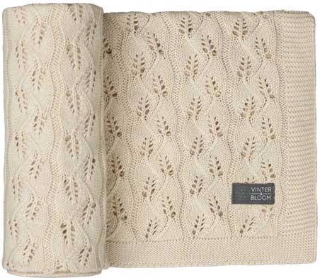 Vinter & Bloom κουβέρτα moment organic linen μπεζ