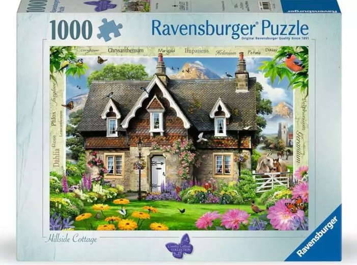 Ravensburger Παζλ Country Cottage: εξοχική καλύβα στην πλαγιά 1000 κομμάτια