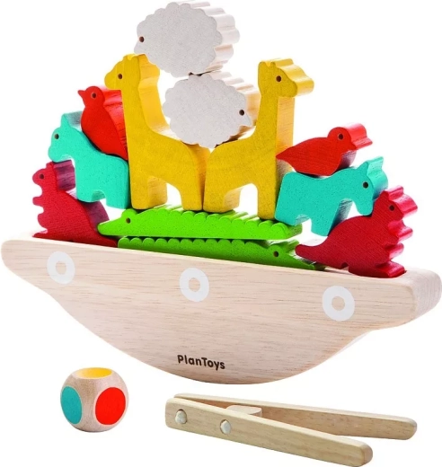 Ξύλινο παιχνίδι ισορροπίας «Βάρκα» PlanToys