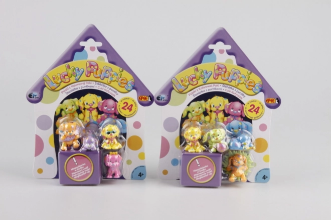 Lucky Puppies μπλίστερ – χαρούμενα κουταβάκια φιγούρες