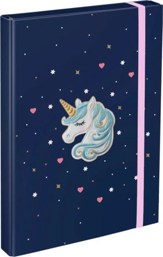 Φάκελος για σχολικά τετράδια A4 Unicorn Gold BAAGL