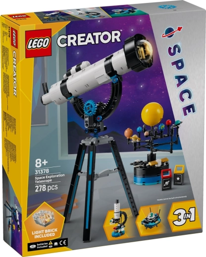 LEGO Creator 3 σε 1 τηλεσκόπιο για εξερεύνηση του διαστήματος
