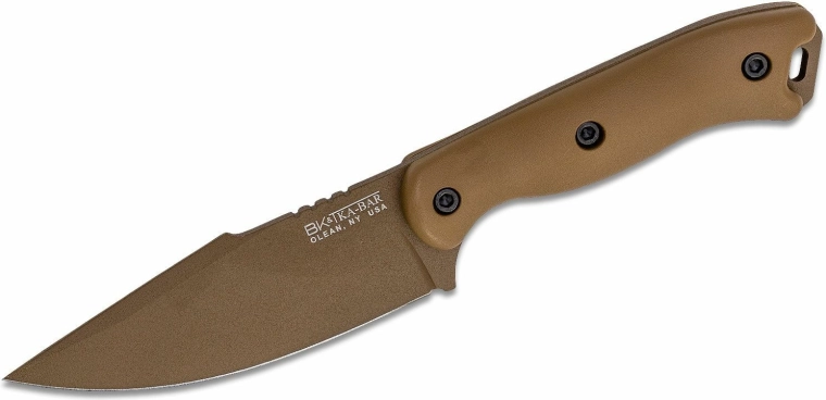 Καθολικό μαχαίρι KA-BAR Becker Harpoon 11,6 cm, αμμο-καφέ, Zytel, θήκη από πολυμερές