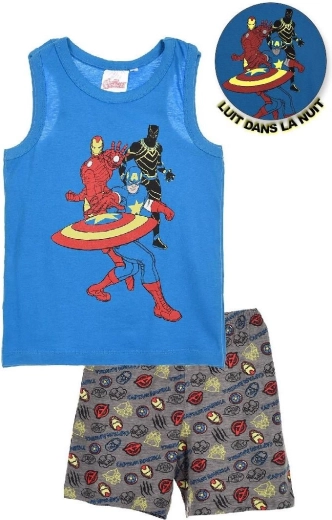 Παιδική καλοκαιρινή φωσφορίζουσα πιτζάμα Avengers