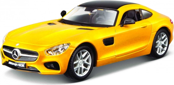 Μεταλλικό μοντέλο MERCEDES-AMG GT 1:32 κίτρινο μεταλλιζέ από Bburago