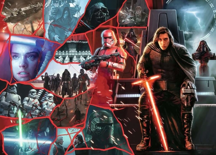 Παζλ RAVENSBURGER Star Wars Κακοί: Kylo Ren 1000 κομμάτια
