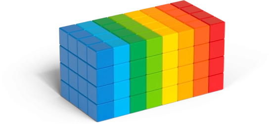 Geomag Magicube Full Color – μαγνητικοί κύβοι 128 τεμάχια