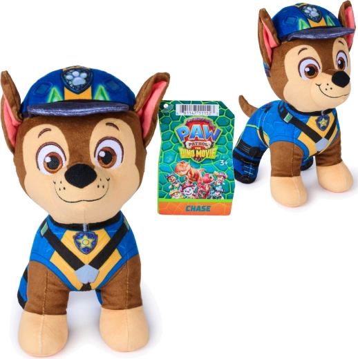 Spin Master Paw Patrol: δεινο-περιπέτεια - λούτρινο Chase 20 cm - 1 τεμάχιο