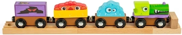 Bigjigs Rail ξύλινο τρενάκι Φαντασματάκια