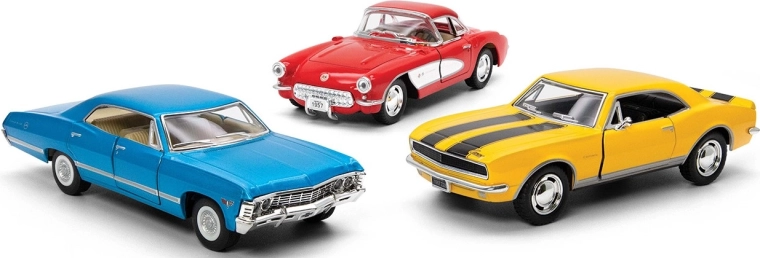 Μεταλλικό μοντέλο αυτοκινήτου CHEVROLET Classic με μηχανισμό pull-back