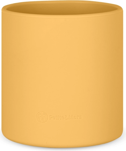 Petite&Mars ποτήρι σιλικόνης Take&Match intense ochre 6m+