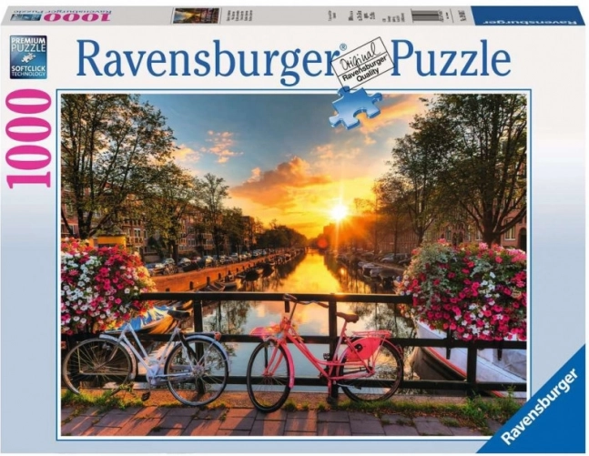 Παζλ Ravensburger Ποδήλατα στο Άμστερνταμ 1000 κομμάτια