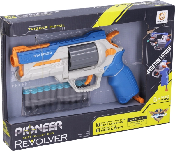 Ρεβόλβερ Pioneer – πιστόλι με αφρώδεις σφαίρες 25 cm