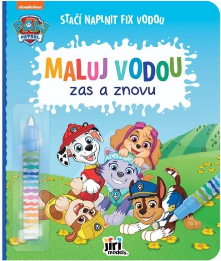 Βιβλιαράκι Ζωγράφισε με νερό Paw Patrol
