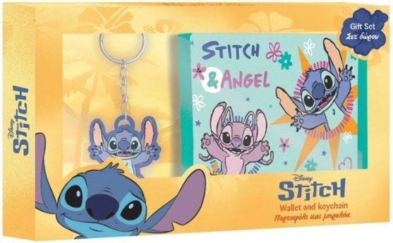 Πορτοφόλι DIAKAKIS με μπρελόκ Lilo & Stitch