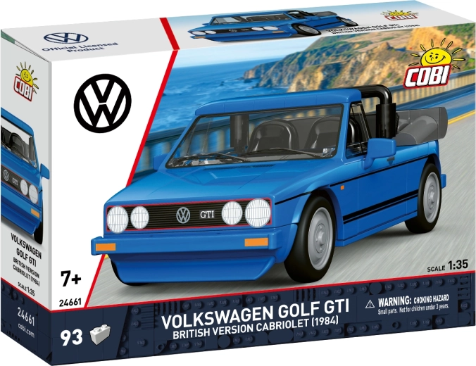 Cobi Volkswagen Golf GTI Cabriolet 1984 βρετανική έκδοση 1:35 (93 τεμάχια)