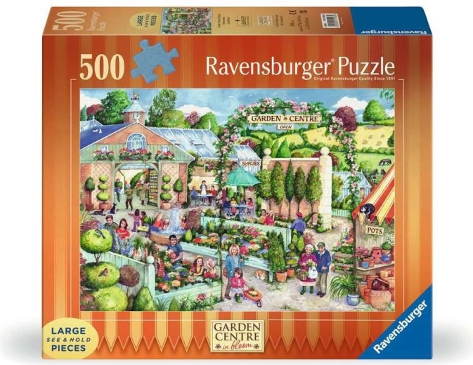 Ravensburger παζλ ανθισμένο κέντρο κήπου XXL 500 κομμάτια