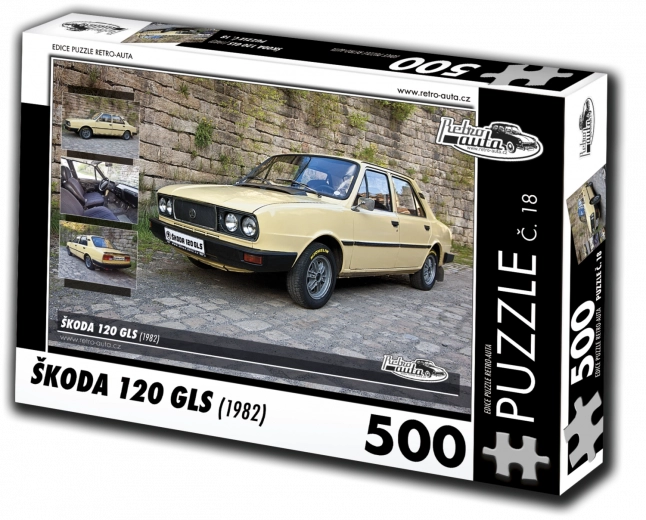 Παζλ Retro-αυτοκίνητα Škoda 120 GLS 500 κομμάτια