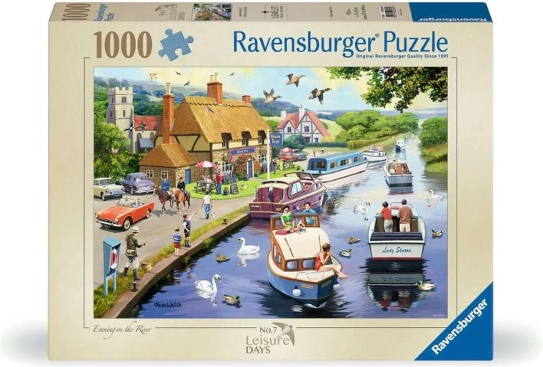 Παζλ Ravensburger Leisure Days αρ. 7: Βραδιά δίπλα στο ποτάμι, 1000 κομμάτια