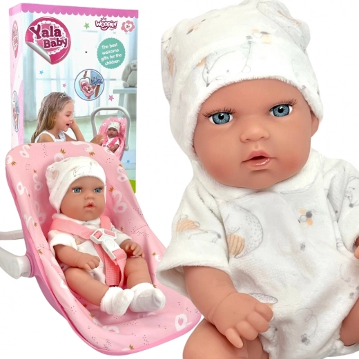 WOOPIE Royal παιδική κούκλα 30,5 cm με ροζ μάρσιπο