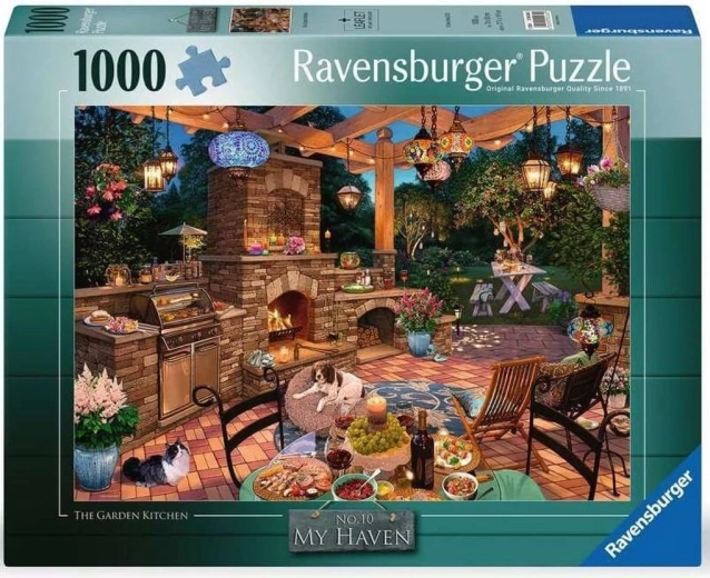Παζλ Ravensburger My Haven: κουζίνα κήπου 1000 κομμάτια