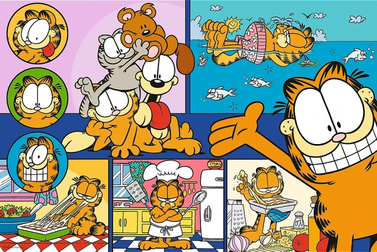 Παζλ 100 κομματιών – τεμπέλης GARFIELD (Trefl)