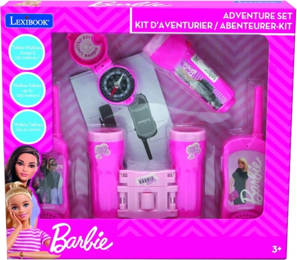Σετ περιπέτειας Barbie με ασυρμάτους, κιάλια, φακό και πυξίδα