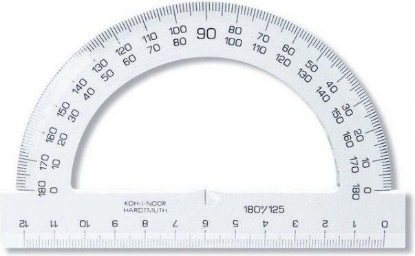 Μοιρογνωμόνιο 12 cm διάφανο KOH-I-NOOR