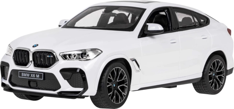 Τηλεκατευθυνόμενο αυτοκίνητο BMW X6 M 1:14 Rastar λευκό - 1 τεμάχιο