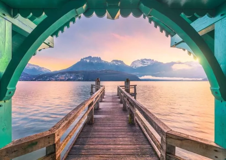 Παζλ RAVENSBURGER Λίμνη Annecy 1000 κομμάτια