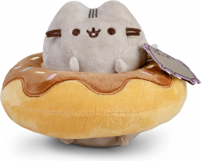 Λούτρινο παιχνίδι Pusheen σε σοκολατένιο ντόνατ