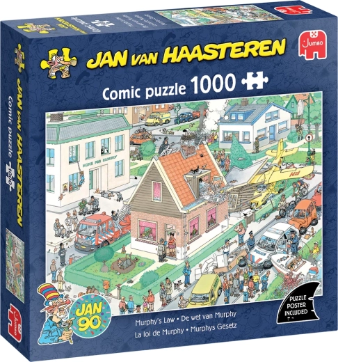 Παζλ Jumbo Jan van Haasteren: Οι νόμοι του Μέρφι 1000 κομμάτια