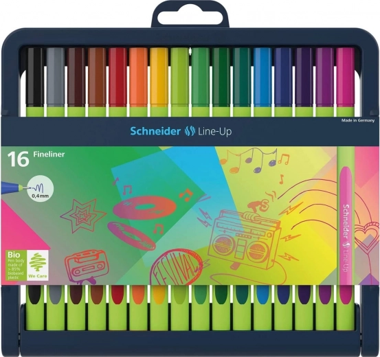 Σετ fineliner Schneider Line-Up 16 τεμ.