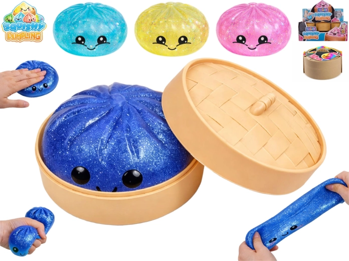 Squishy Dumpling αντιστρές squishy παιχνίδι Sugar 9 cm (μίξη χρωμάτων)