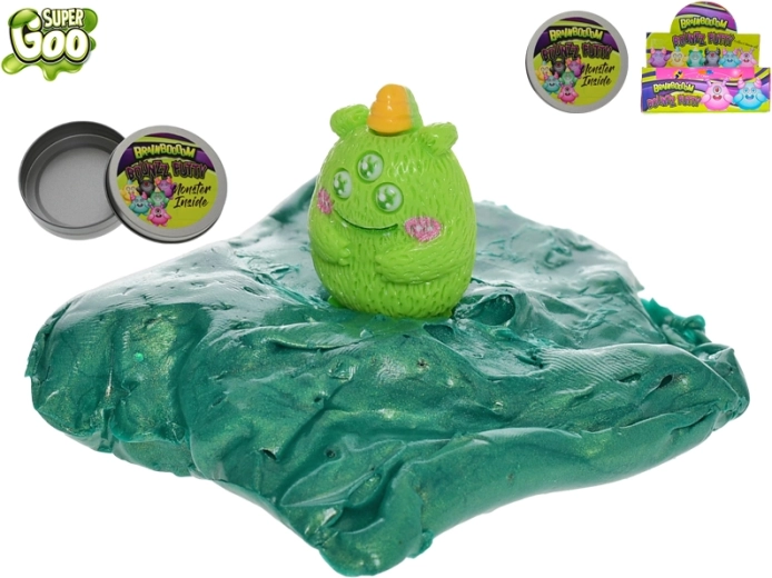 Πηδηχτή μάζα με έκπληξη Super Goo Brainboooom 40 g