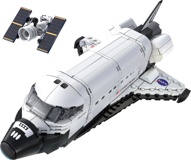 Εμβληματικό διαστημικό λεωφορείο Discovery σε λεπτομερή εκτέλεση