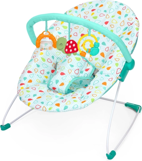 Bright Starts ρηλάξ με παιχνίδια Colorful Confetti Bouncer από τη γέννηση