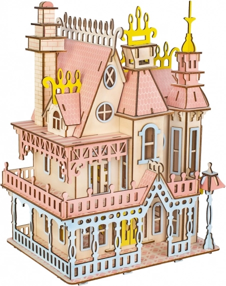 Woodcraft ξύλινο 3D παζλ – μεγαλοπρεπής βίλα
