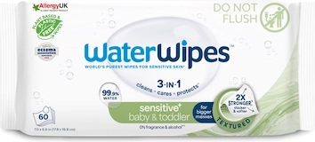 WaterWipes baby & toddler 3v1 υγρά μαντηλάκια 60 τεμ.