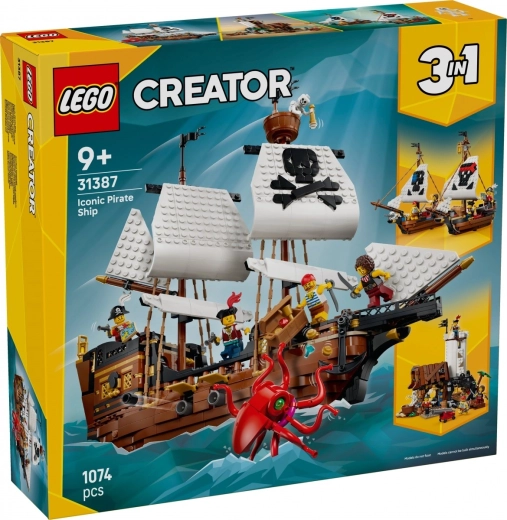 LEGO Creator 3 σε 1 θρυλικό πειρατικό πλοίο