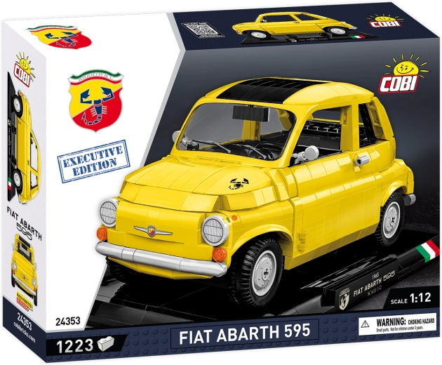 Cobi Fiat Abarth 595 Executive Edition κατασκευή 1:12 (1223 κομμάτια)