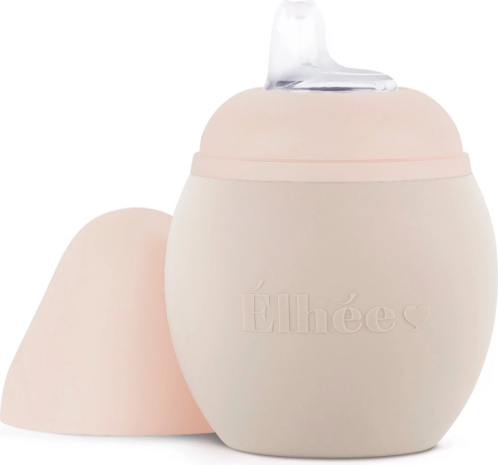 Élhée εκπαιδευτικό ποτηράκι Bubble 240 ml sand/nude
