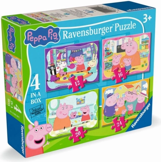 Παζλ 4 σε 1 Peppa Pig