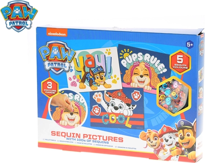 Σετ μωσαϊκού PAW PATROL – αστραφτερές εικόνες για παιδιά
