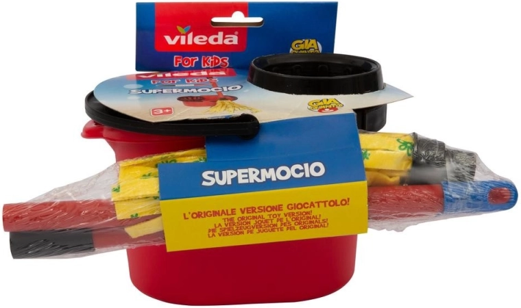 Κουβάς με σφουγγαρίστρα Vileda Turbo – σετ με περιστροφικό στύψιμο