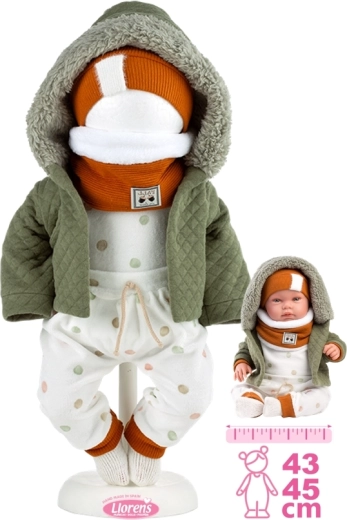 Ρούχα για κούκλα New Born 43–45 cm – σετ 6 τεμαχίων