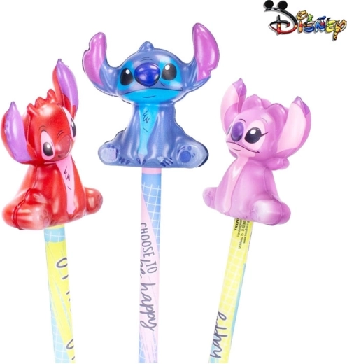 Μαλακός squishy αντάπτορας/καπάκι για μολύβι Disney Stitch - 1 τεμάχιο